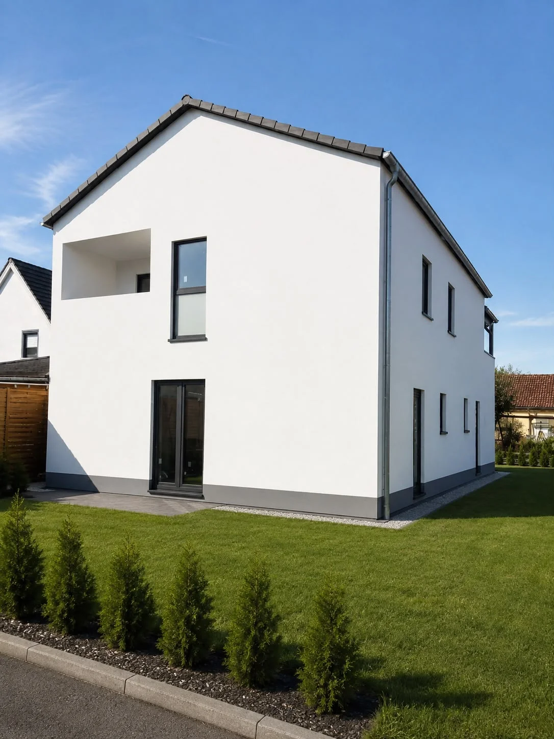 SPLIT – Ein Doppelhaus in Holzrahmenbauweise, konzipiert für das komfortable Wohnen von zwei unabhängigen Familien